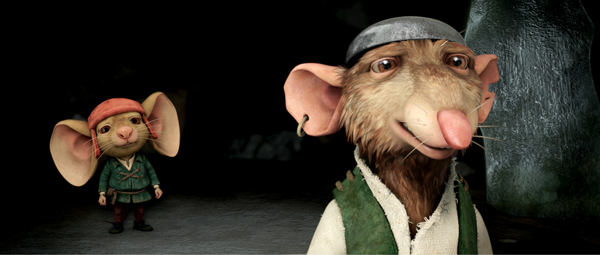Broderick and Hoffman in The Tale of Despereaux